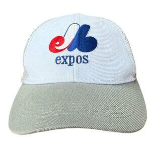 Montreal Expos Hat SnapBack MLB Embroidered Logo Coopserstown